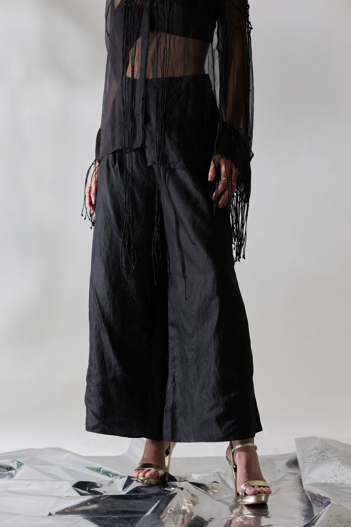 Fringe Veil Shirt Pants (Set)